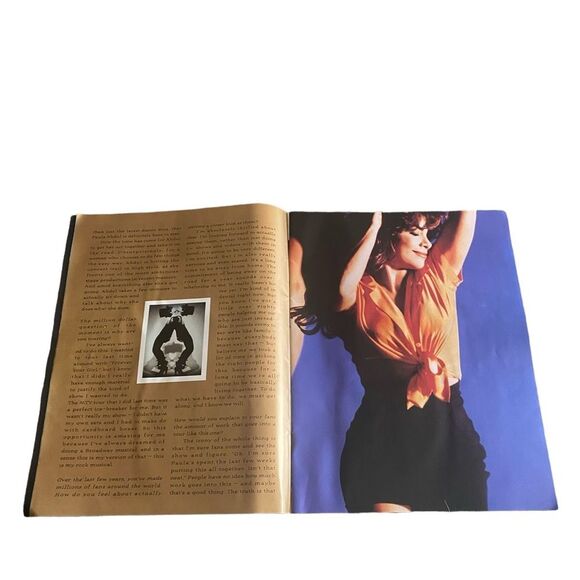 Vintage Paula Abdul Under My Spell Tour Concert Book Program Large - Picture 4 of 16